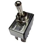 TruComponents 751464 Toggle switch Panel Mount Off/On DPST Quick Connect