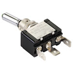 TruComponents 751496 Toggle switch Illuminated Off/On SPST Quick Connect