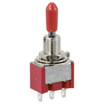TruComponents 751504 Toggle switch Panel Mount On/Off/(On) SPDT Solder Terminal