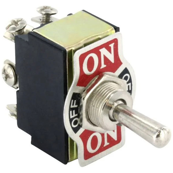 TruComponents 751511 Toggle switch Panel Mount On/Off/On DPDT Scre...