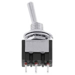 TruComponents 751515 Toggle switch Panel Mount On/Off/On DPDT Solder Terminals