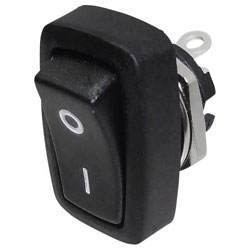 TruComponents 751580 Rocker switch,Panel Mount,Off/On,SPST,Solder Tags