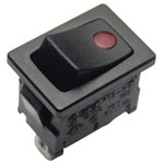TruComponents 751592 Rocker switch,Off/On,SPST,Illuminated,Quick Connect