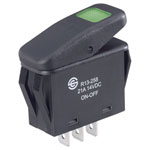 TruComponents 751594 Rocker switch,Off/On,SPST,Illuminated,Quick Connect,IP66