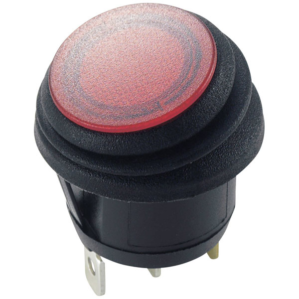 TruComponents 751596 Rocker switch,Off/On,SPST,Illuminated,Quick ...