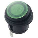 TruComponents 751597 Rocker switch,Off/On,SPST,Illuminated,Quick Connect,IP66