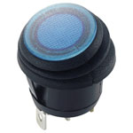 TruComponents 751598 Rocker switch,Off/On,SPST,Illuminated,Quick Connect,IP66
