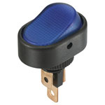 TruComponents 751603 Rocker switch,Off/On,SPST,Illuminated,Quick Connect