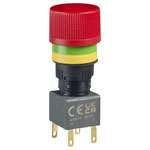 APEM A01ES-D+A0154B-D A01ES Emergency Stop Switch Knurled Actuator 2NC