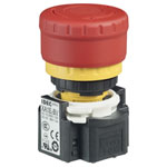 IDEC XA1E-BV313R XA Emergency Stop Switch Non-Illuminated 16mm TurnPull 1NO-3NC