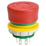 IDEC XW1E-BV3SG12TR XW Emergency Stop Switch 22mm Non-Illuminated 1NO-2NC R