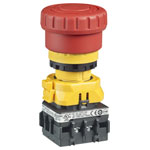 IDEC XW1E-BV412MFR XW Emergency Stop Non-Illuminated 22mm TurnPull 1NO-2NC