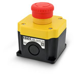 IDEC YB1W-YW1B-V4E11R-Y0 YB Emergency Stop Non-Illuminated 22mm TurnPull 1NO 1NC