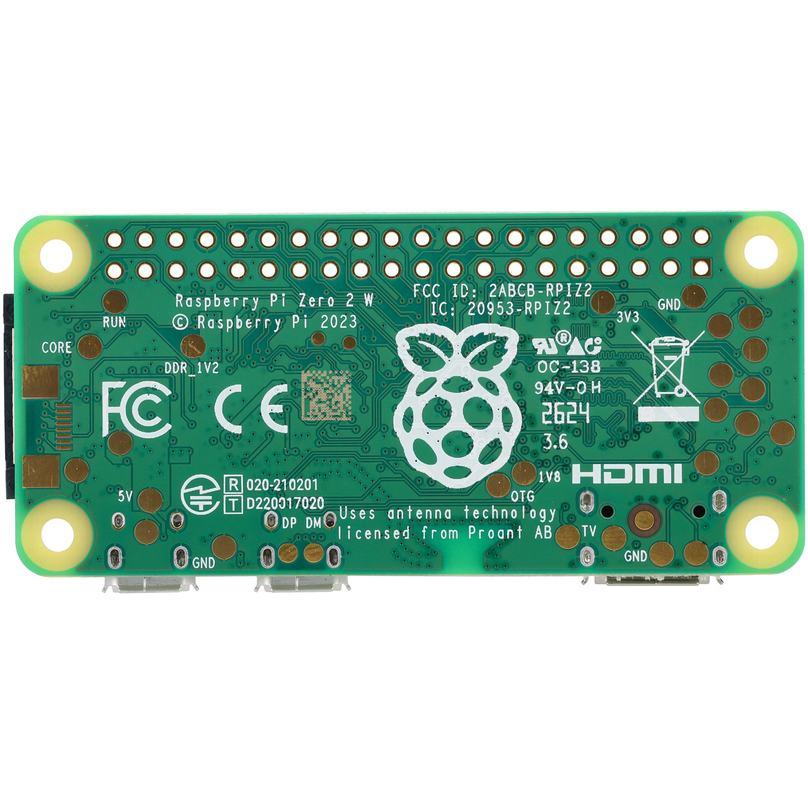 Raspberry Pi Zero 2 W 512MB 64-Bit Quad-Core (Anti-Static Bag Raspberry Pi Zero 2 W 512MB 64-Bit Quad-Core (Anti-Static Bag