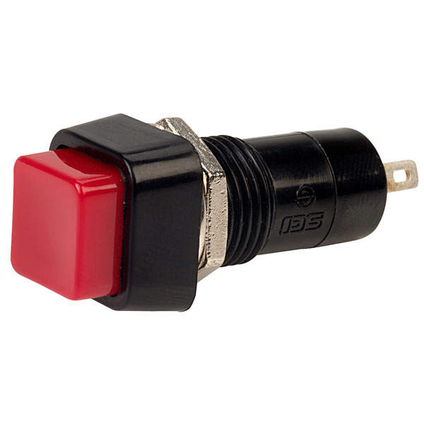 SCI R13-23B RED Latching Red Push Switch | Rapid Online