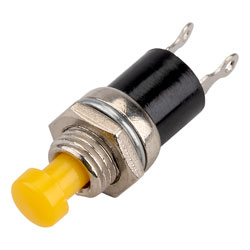 RVFM US-101A YELLOW Push to Make Switch