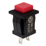 SCI R13-57B RED Push to Break Switch