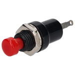 R-TECH 780381 Miniature Momentary SPST Red Push Button Switch