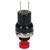 R-TECH 780381 Miniature Momentary SPST Red Push Button Switch