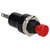 R-TECH 780381 Miniature Momentary SPST Red Push Button Switch