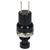 R-TECH 708382 Miniature Momentary SPST Black Push Button Switch