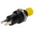 R-TECH 780383 Miniature Momentary SPST Yellow Push Button Switch