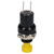 R-TECH 780383 Miniature Momentary SPST Yellow Push Button Switch