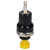 R-TECH 780383 Miniature Momentary SPST Yellow Push Button Switch