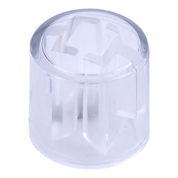 R-TECH 780392 Large Actuator Switch Cap with Transparent Finish