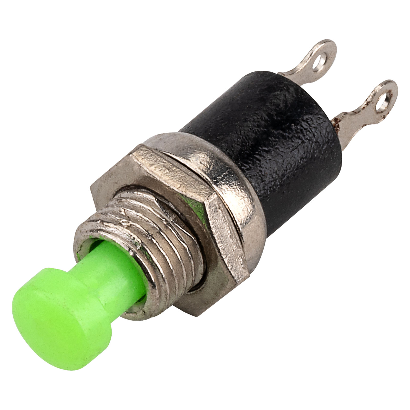 RTECH 780524 Miniature Push to Make Switch Green Rapid Online
