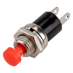 R-TECH 780527 Miniature Push to Break Switch Red