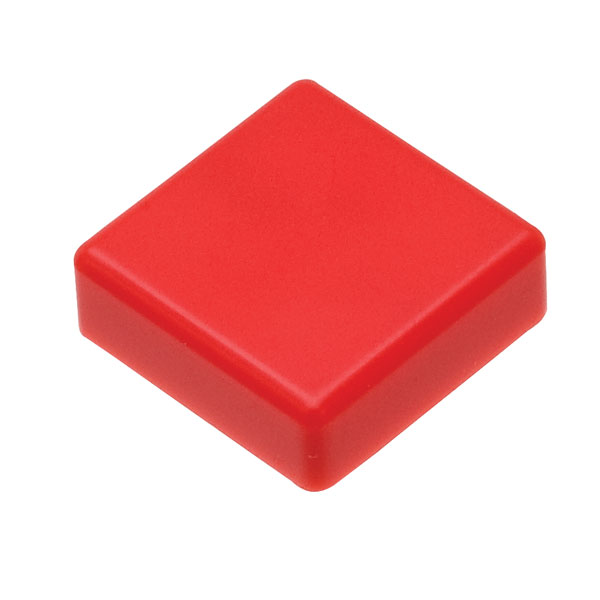  KTSC-21R Red Button 12 x 12mm Square