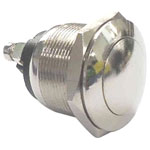 TruComponents 781880 Pushbutton ,Panel Mount,Off/(On),SPST,Scr/term