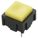 TRUCOMPONENTS 781884 Pushbutton ,PCB Mount,Off/(On),SPST