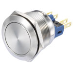 TruComponents 781895 Pushbutton ,Panel Mount,Off/(On),SPDT,Solder,IP65