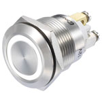 TruComponents 781899 Pushbutton ,Panel Mount,Off/(On),SPDT,Scr/term,IP65