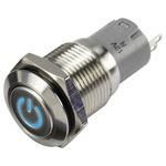 TruComponents 781902 Pushbutton ,Panel Mount,On/On,SPDT,Solder Pins,IP65