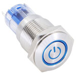 TruComponents 781905 Pushbutton ,Panel Mount,Off/(On),SPDT,Solder Pins,IP65