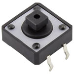 TruComponents 781918 Pushbutton ,PCB Mount,Off/(On),SPST