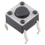 TruComponents 781921 Pushbutton ,PCB Mount,Off/(On),SPST
