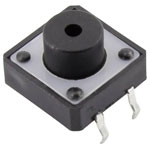 TruComponents 781922 Pushbutton ,PCB Mount,Off/(On),SPST