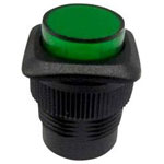 TruComponents 781958 Pushbutton ,Panel Mount,Off/On,SPST,Solder