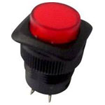 TruComponents 781959 Pushbutton ,Panel Mount,Off/On,SPST,Solder