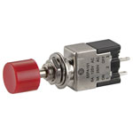 TruComponents 781977 Pushbutton ,Panel Mount,Off/On,SPST,Solder Pins