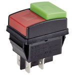 TruComponents 781982 Pushbutton ,Panel Mount,2xOff/On,DPST,PushOn