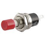 TruComponents 781985 Pushbutton ,Panel Mount,Off/(On),SPST-NO,Solder