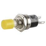 TruComponents 781986 Pushbutton ,Panel Mount,Off/(On),SPST-NO,Solder