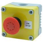 Hylec 1DE.01.01AG IP66 E-Stop Button Twist Release Station