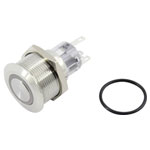 TruComponents 782123 Pushbutton ,Panel Mount,Off/(On),SPDT,Solder,IP67