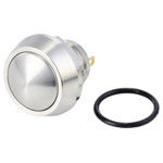 TruComponents 782152 Pushbutton ,Panel Mount,Off/(On),SPST,Solder,IP67